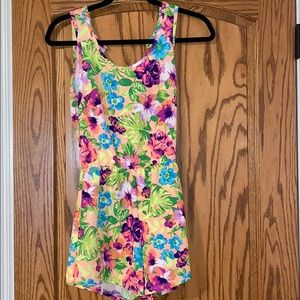 Charlotte Russe floral romper